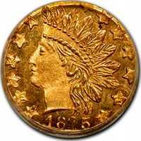  1/4 доллара 1872-1876 годов, Большая голова индейца (круглая), фото 1 