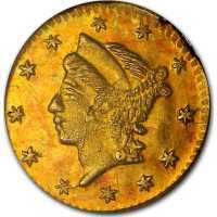  1/4 доллара 1860 года, Свобода (круглая), фото 1 