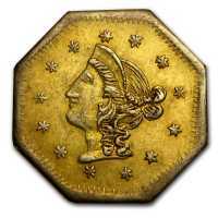  1 доллар 1870 года, Свобода (восьмиугольная), фото 1 