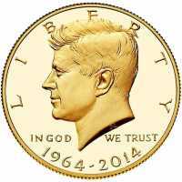  1/2 доллара 2014 года, 50 лет Кеннеди, фото 1 