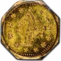  1/4 доллара 1870 года, Свобода (круглая), фото 1 
