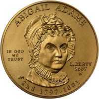  10 долларов 2007 года, Первые леди - Эбигейл Адамс (1797–1801), фото 1 