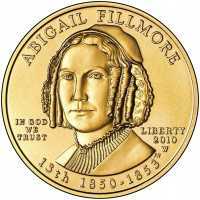 10 долларов 2010 года, Первые леди - Эбигейл Филлмор (1850-1853), фото 1 