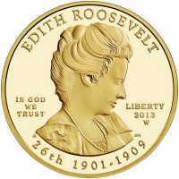  10 долларов 2013 года, Первые леди - Эдит Рузвельт (1901-1909), фото 1 