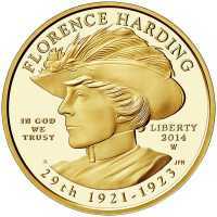  10 долларов 2014 года, Первые леди - Флоренс Гардинг (1921-1923), фото 1 