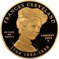 10 долларов 2012 года, Первые леди - Френсис Кливленд (1886-1889), фото 1 