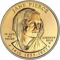  10 долларов 2010 года, Первые леди - Джейн Пирс (1853-1857), фото 1 