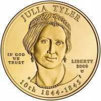  10 долларов 2009 года, Первые леди - Джулия Тайлер (1844-1845), фото 1 