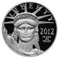  100 долларов 2012 года, Американский платиновый орел - Обеспечение общей обороны, фото 1 