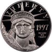  25 долларов 1997-2008 годов, Американский платиновый орел, фото 1 