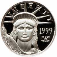  25 долларов 1999 года, Американский платиновый орел - Водно-болотные угодья, фото 1 