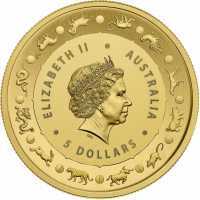  5 долларов 2019 года, Год свиньи - Королевский монетный двор, фото 1 