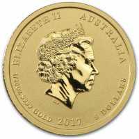  5 долларов 2017 года, Год петуха - Пертский монетный двор, фото 1 