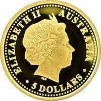  5 долларов 2007 года, Обыкновенный вомбат, фото 1 