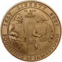  5 долларов 2007 года, 400 лет Джеймстауну, фото 1 