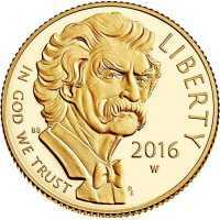  5 долларов 2016 года, Марк Твен, фото 1 