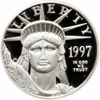  50 долларов 1997-2008 годов, Американский платиновый орел, фото 1 