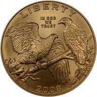  5 долларов 2008 года, Белоголовый орлан, фото 1 