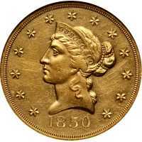  10 долларов 1850 года, Дюбоск и компания, фото 1 