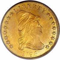 10 долларов 1795-1797 годов, Колпачок Свободы, фото 1 