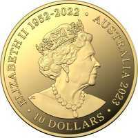  10 долларов 2023 года, Елизавета II. Существа из глубин, фото 1 