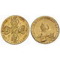  10 рублей 1755 года, Елизавета 1, фото 1 