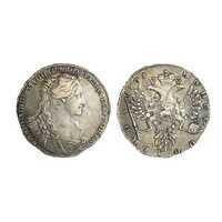  Полтина 1735 года, Анна Иоанновна, фото 1 