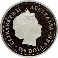  100 долларов 2000 года, Австралийская коала, фото 1 
