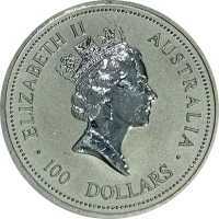  100 долларов 1997-1998 годов, Австралийская коала, фото 1 