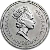  100 долларов 1991-1992 годов, Австралийская коала, фото 1 