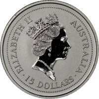  15 долларов 1993-1994 годов, Австралийская коала, фото 1 