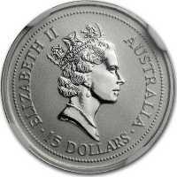  15 долларов 1997 года, Австралийская коала, фото 1 