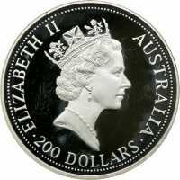  200 долларов 1993 года, Австралийская коала, фото 1 