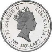  200 долларов 1998-1999 годов, Австралийская коала, фото 1 