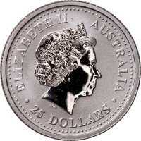  25 долларов 2003 года, Австралийская коала, фото 1 