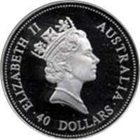  40 долларов 1997 года, Австралийский эму, фото 1 