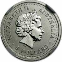  5 долларов 1999-2000 годов, Австралийская коала, фото 1 