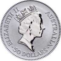  50 долларов 1992-1993 годов, Австралийская коала, фото 1 