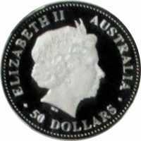  50 долларов 2003 года, Австралийская коала, фото 1 