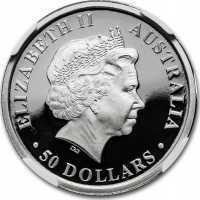  50 долларов 2013 года, 25 лет серии "Австралийская коала", фото 1 