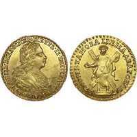  2 рубля 1727 года, Петр 2, фото 1 