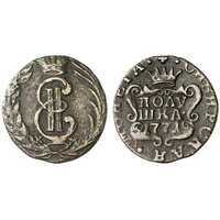  Полушка 1771 года, Екатерина 2, фото 1 