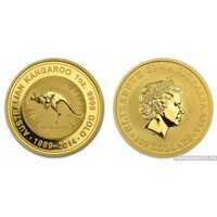 100 долларов 1989-2014 года “Красный Кенгуру”(золото, Австралия), фото 1 