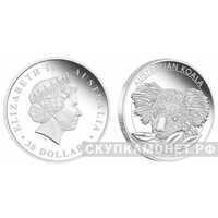  30 долларов 2014 года “Австралийская Коала”(серебро, Австралия), фото 1 