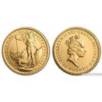  10 фунтов стерлингов 1987 года “Британия”(золото, Великобритания), фото 1 