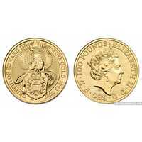  100 фунтов стерлингов 2017 года “Грифон Эдуарда II”(золото, Великобритания), фото 1 