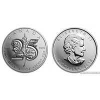  5 долларов 2013 года «Кленовый лист»(серебро, Канада), фото 1 