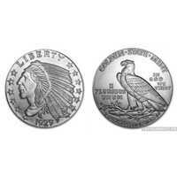  1 монета 1929 года «Американский Индеец»(серебро, США), фото 1 
