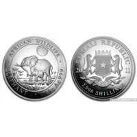  2000 шилингов 2011 года «Слон»(серебро, Сомали), фото 1 