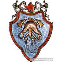  Наградной жетон Одесского общества (товарищества) пожарной охраны, фото 1 